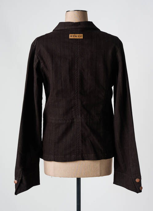 Veste casual marron STK pour femme