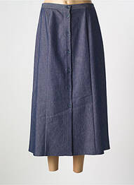 Jupe longue coupe évasée bleu GRIFFON femme