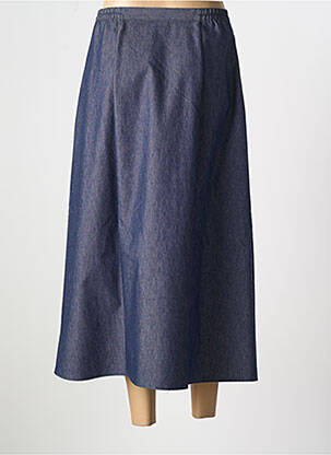 Jupe longue coupe évasée bleu GRIFFON femme
