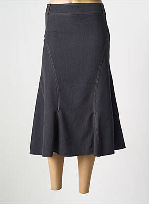 Jupe longue fermeture zippée au dos gris BAK !! NANA femme