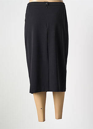 Jupe mi-longue stretch noir GUY DUBOUIS femme