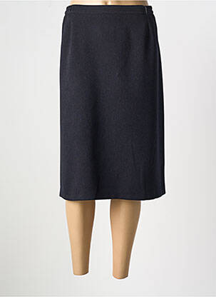 Jupe mi-longue coupe droite noir ATLANTA femme