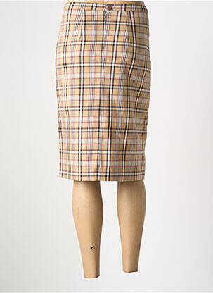 Jupe mi-longue stretch beige LUCCHINI femme