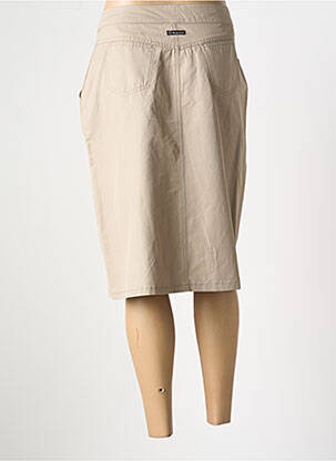 Jupe mi-longue stretch beige ARMOR LUX femme