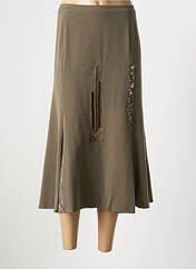 Jupe longue vert FRANCE RIVOIRE pour femme seconde vue