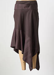 Jupe longue violet MAILLE INDIGO pour femme seconde vue