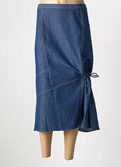 Jupe mi-longue bleu CLAUDE DE SAIVRE pour femme seconde vue