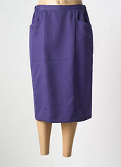 Jupe mi-longue violet FRANCE RIVOIRE pour femme seconde vue