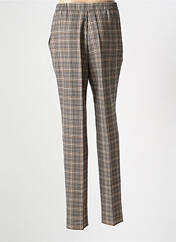 Pantalon slim marron GRIFFON pour femme seconde vue