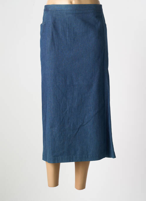Jupe longue bleu FRANCE RIVOIRE pour femme