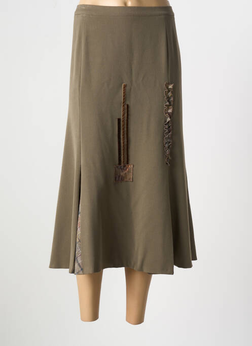 Jupe longue vert FRANCE RIVOIRE pour femme