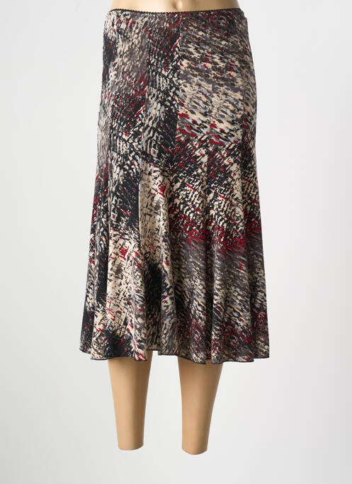 Jupe mi-longue noir MODISSIMO pour femme