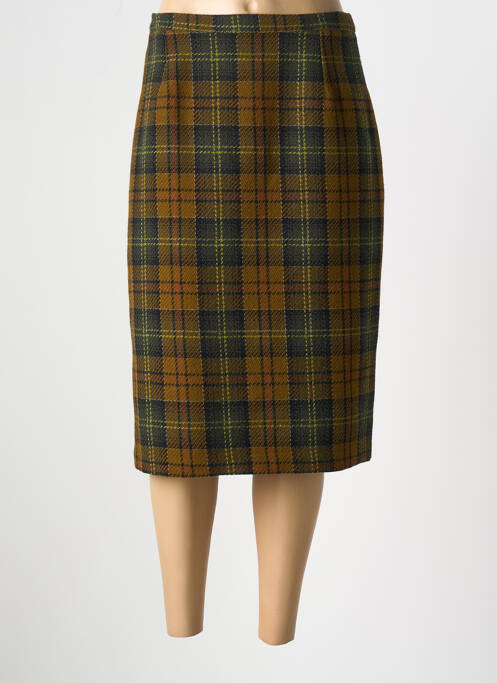 Jupe mi-longue vert FRANCE RIVOIRE pour femme