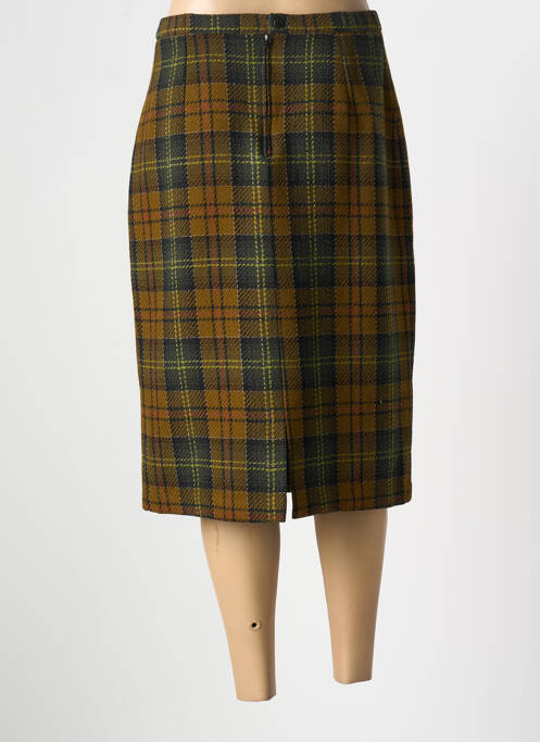 Jupe mi-longue vert FRANCE RIVOIRE pour femme