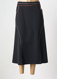 Jupe longue fermeture zippée au dos noir QUATTRO femme