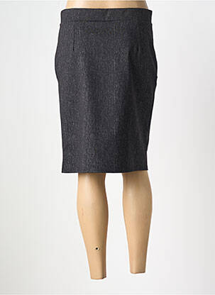 Jupe mi-longue taille normale gris HALOGENE femme