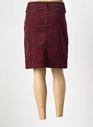 Jupe mi-longue stretch rouge THALASSA femme