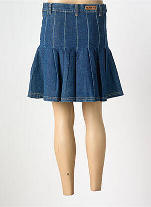 Jupe courte coupe évasée bleu STK femme