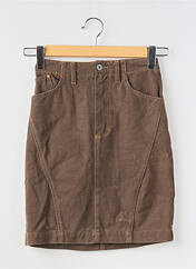 Jupe courte marron SETRAK pour femme seconde vue