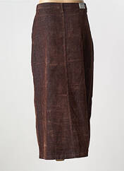 Jupe longue marron LUCCHINI pour femme seconde vue