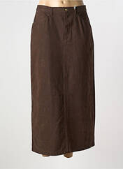 Jupe longue marron STK pour femme seconde vue