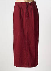 Jupe longue rouge STK pour femme seconde vue