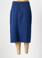 Jupe mi-longue bleu FRANCE RIVOIRE pour femme seconde vue