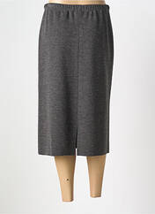 Jupe mi-longue gris FRANCE RIVOIRE pour femme seconde vue