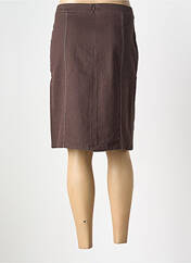 Jupe mi-longue marron LUCCHINI pour femme seconde vue