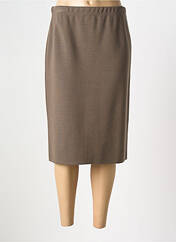 Jupe mi-longue marron TELMAIL pour femme seconde vue