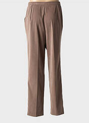 Pantalon droit vert FRANCE RIVOIRE pour femme seconde vue