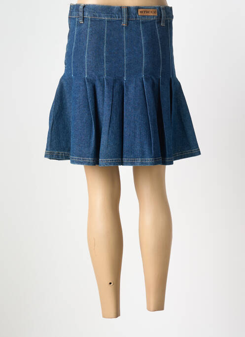 Jupe courte bleu STK pour femme