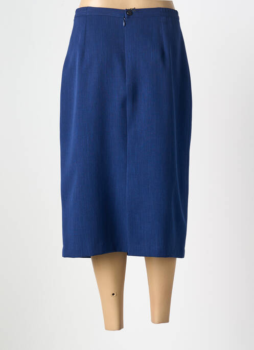 Jupe mi-longue bleu FRANCE RIVOIRE pour femme