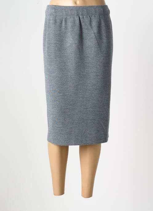 Jupe mi-longue gris GRIFFON pour femme