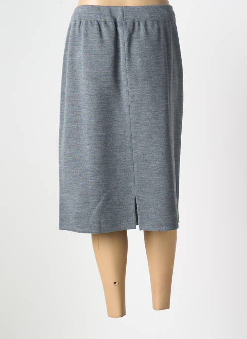 Jupe mi-longue gris GRIFFON pour femme