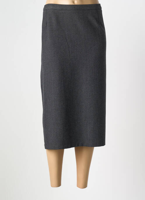 Jupe mi-longue gris GUY DUBOUIS pour femme