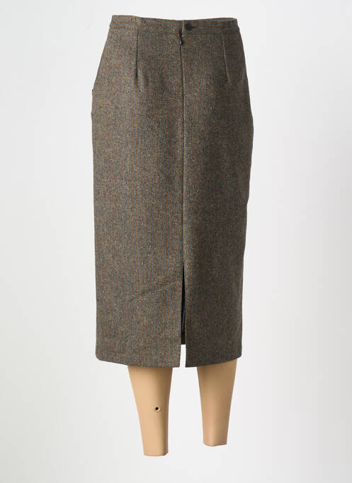 Jupe mi-longue noir FRANCE RIVOIRE pour femme