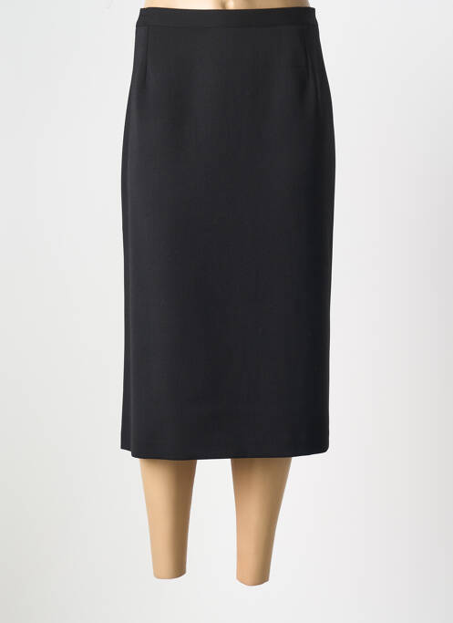 Jupe mi-longue noir FRANCE RIVOIRE pour femme
