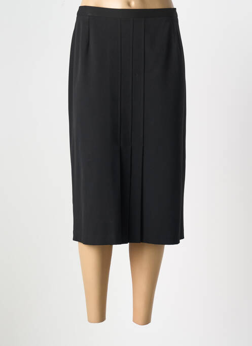 Jupe mi-longue noir FRANCE RIVOIRE pour femme