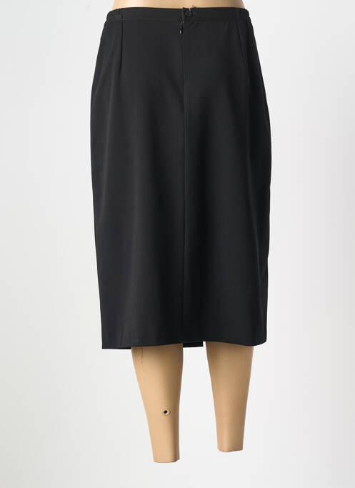 Jupe mi-longue noir FRANCE RIVOIRE pour femme