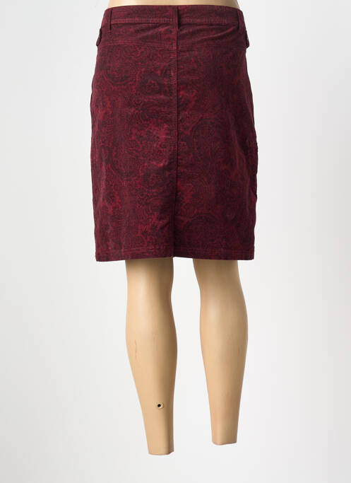 Jupe mi-longue rouge THALASSA pour femme