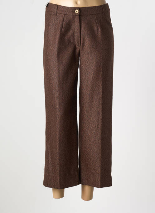 Pantalon 7/8 marron LUCCHINI pour femme