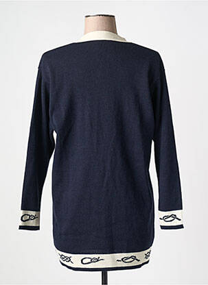 Gilet manches longues stretch bleu PARTITION femme