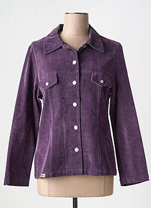 Veste casual poches violet LUCCHINI femme