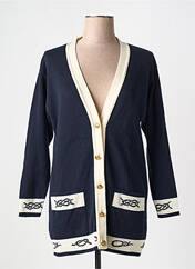 Gilet manches longues bleu PARTITION pour femme seconde vue