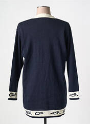 Gilet manches longues bleu PARTITION pour femme seconde vue