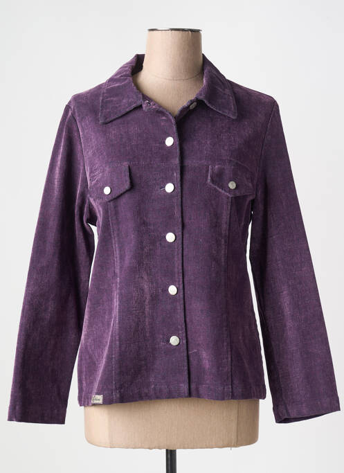 Veste casual violet LUCCHINI pour femme
