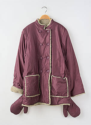 Doudoune sans capuche sans capuche violet PETIT BATEAU fille