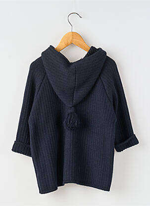 Gilet manches longues fermeture boutonnée sur le devant bleu LAPIN BLEU fille