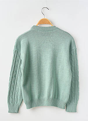 Pull col rond manches longues bleu PETIT BATEAU garçon